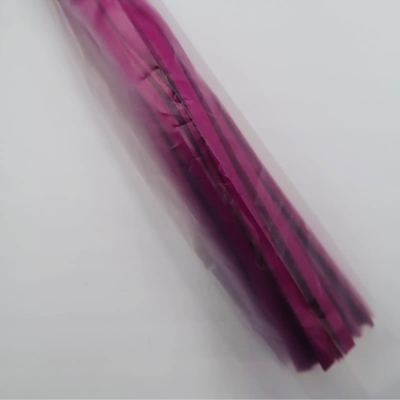 Thacker New York Nolita Clutch Twisted Ring handle Leather -Fuchsia NWT - Picture 9 of 10